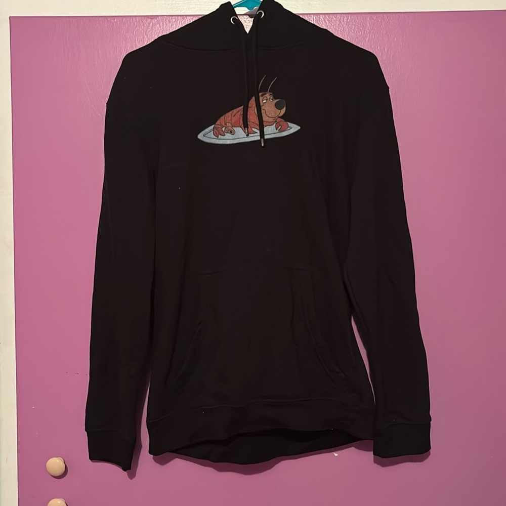 Lane Seven Custom Black Hoodie with Scooby-Doo Small